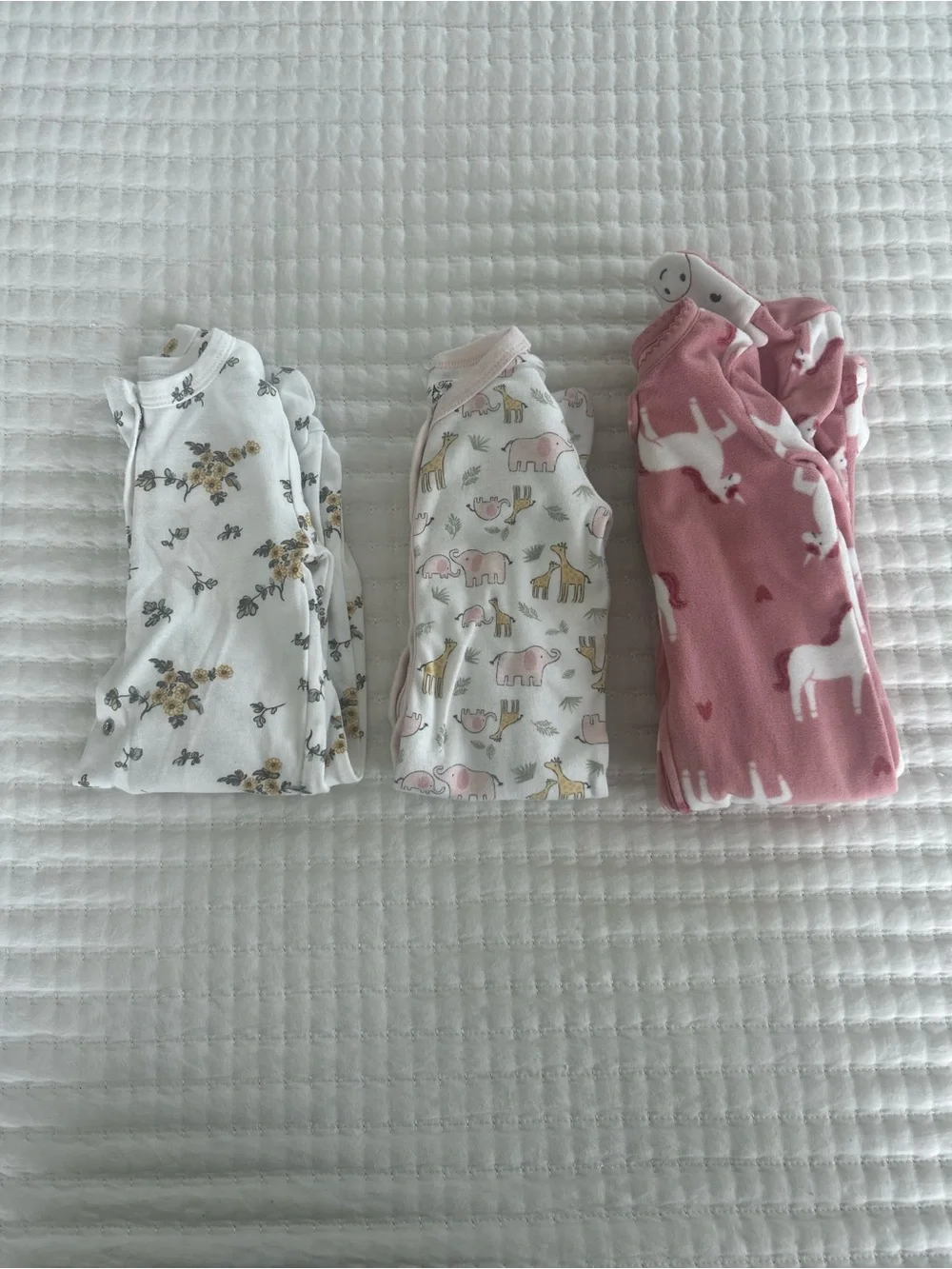 Babygirl 3-Pack Sleepwear Set - 9 months